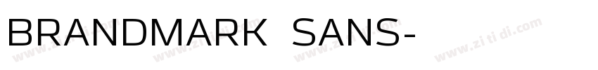 BRANDMARK SANS字体转换